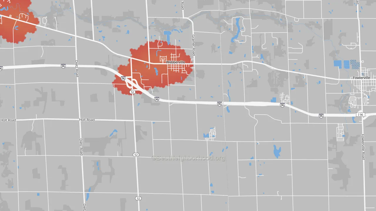 Transit Grade map of 48892, MI