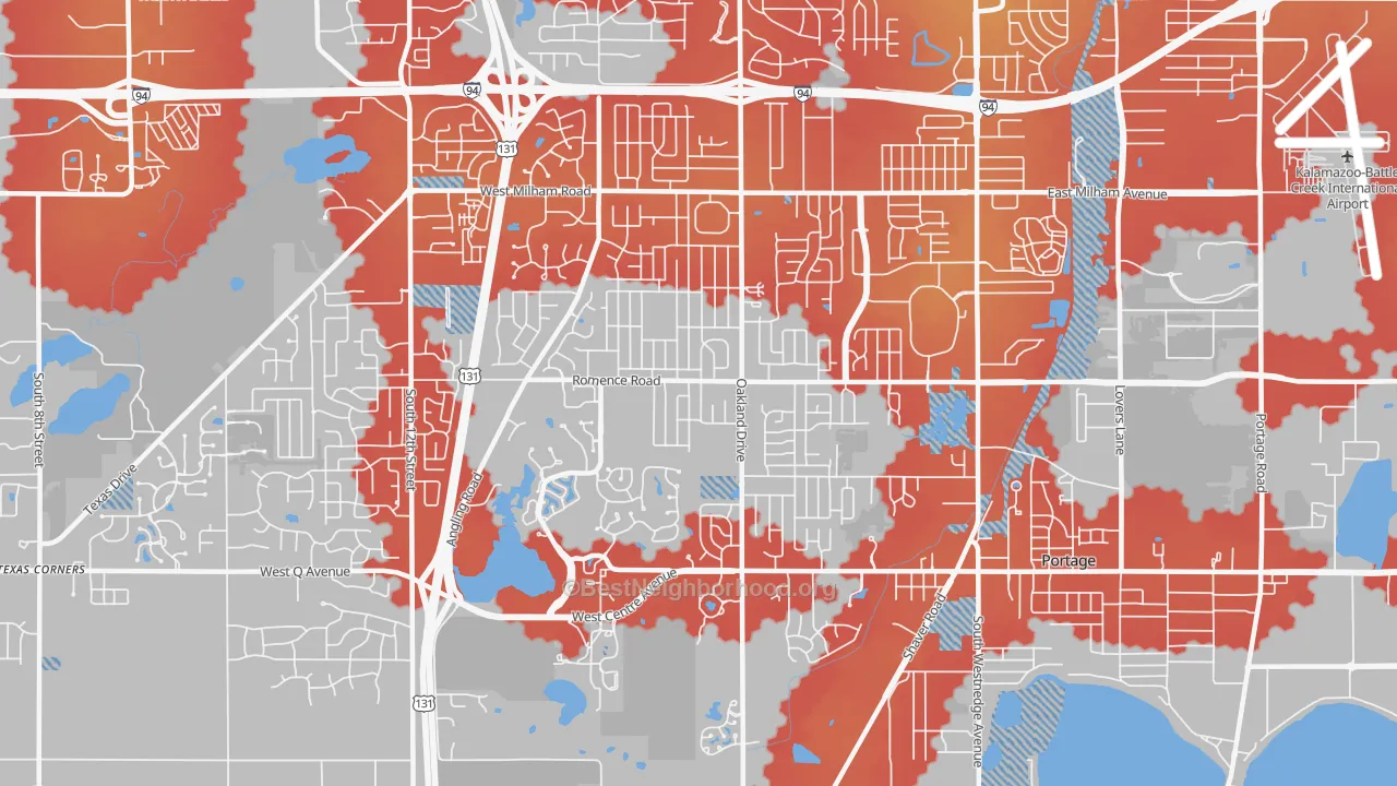 Transit Grade map of 49024, MI