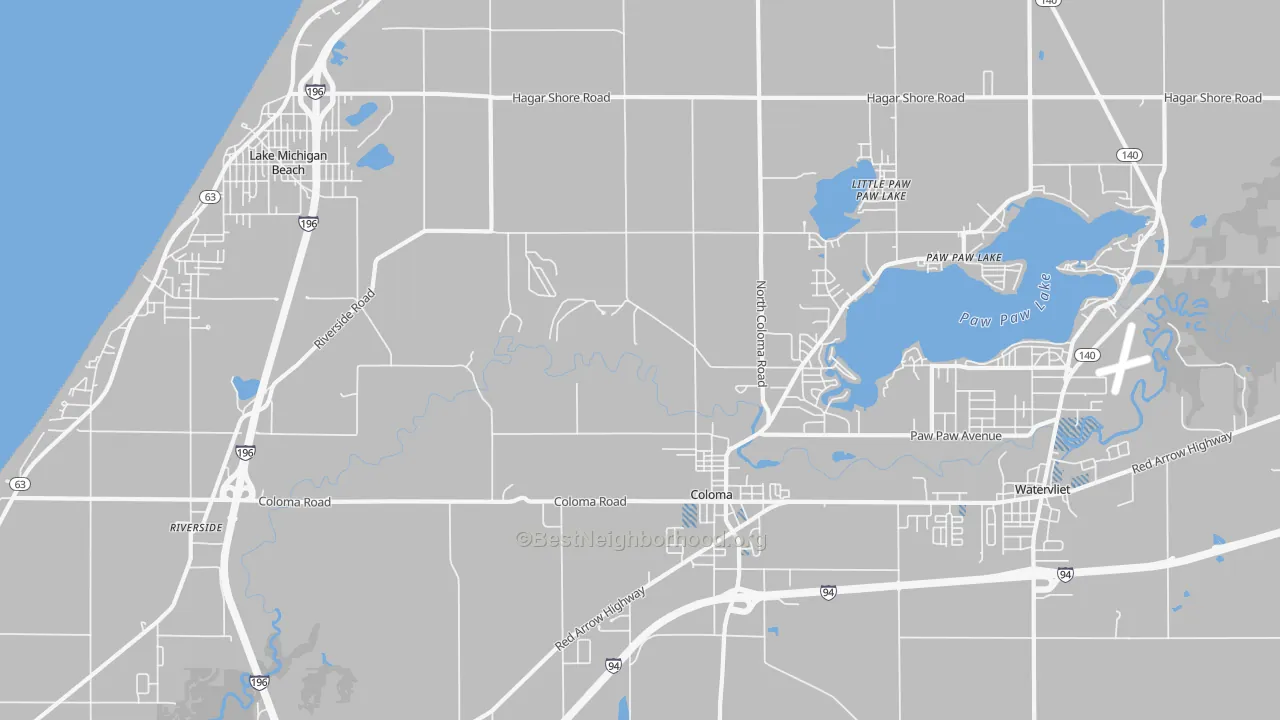 Transit Grade map of 49038, MI