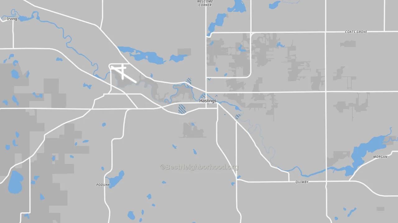 Transit Grade map of 49058, MI