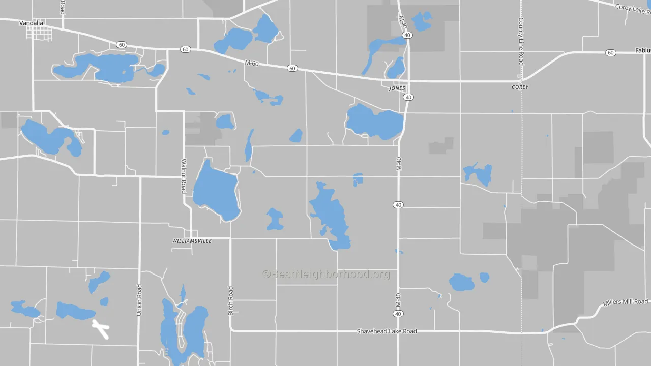 Transit Grade map of 49061, MI