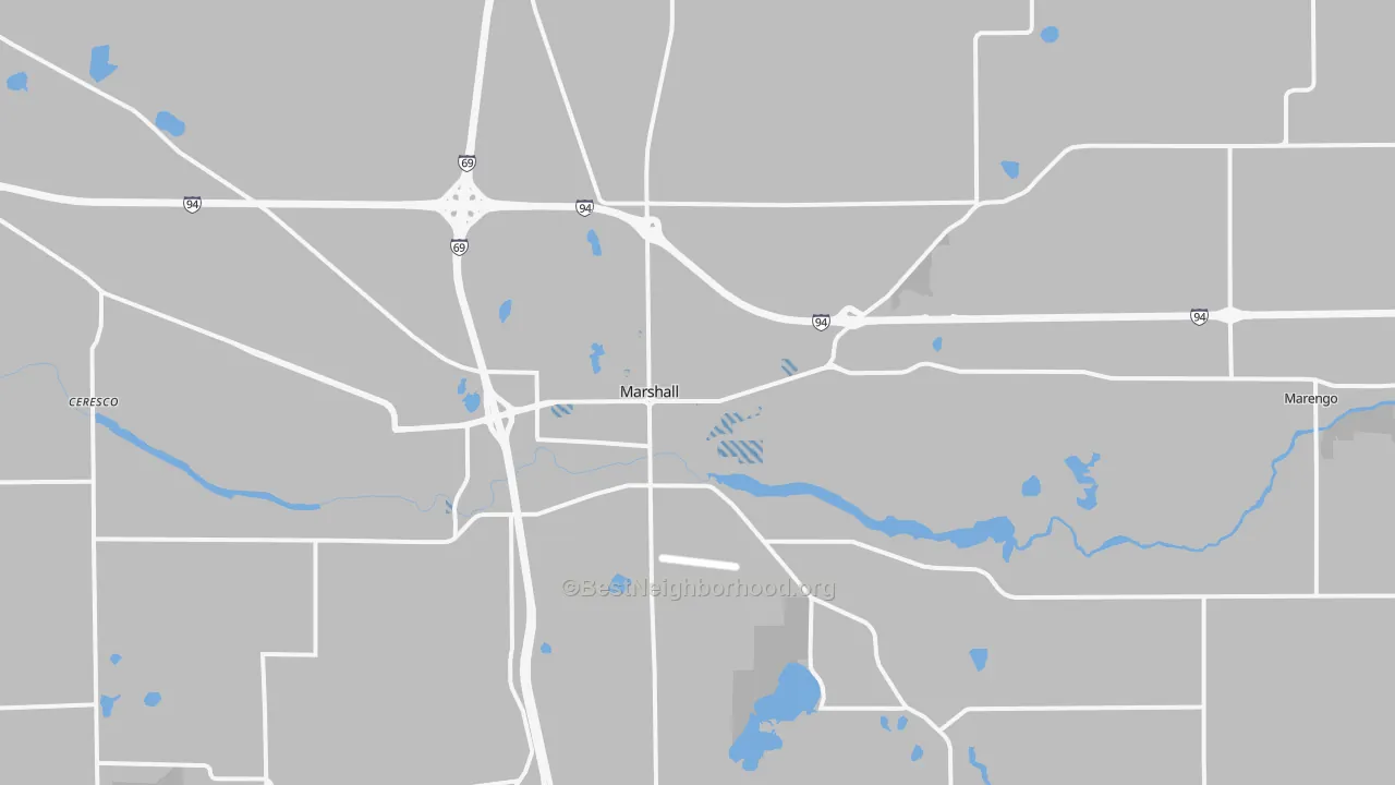 Transit Grade map of 49068, MI