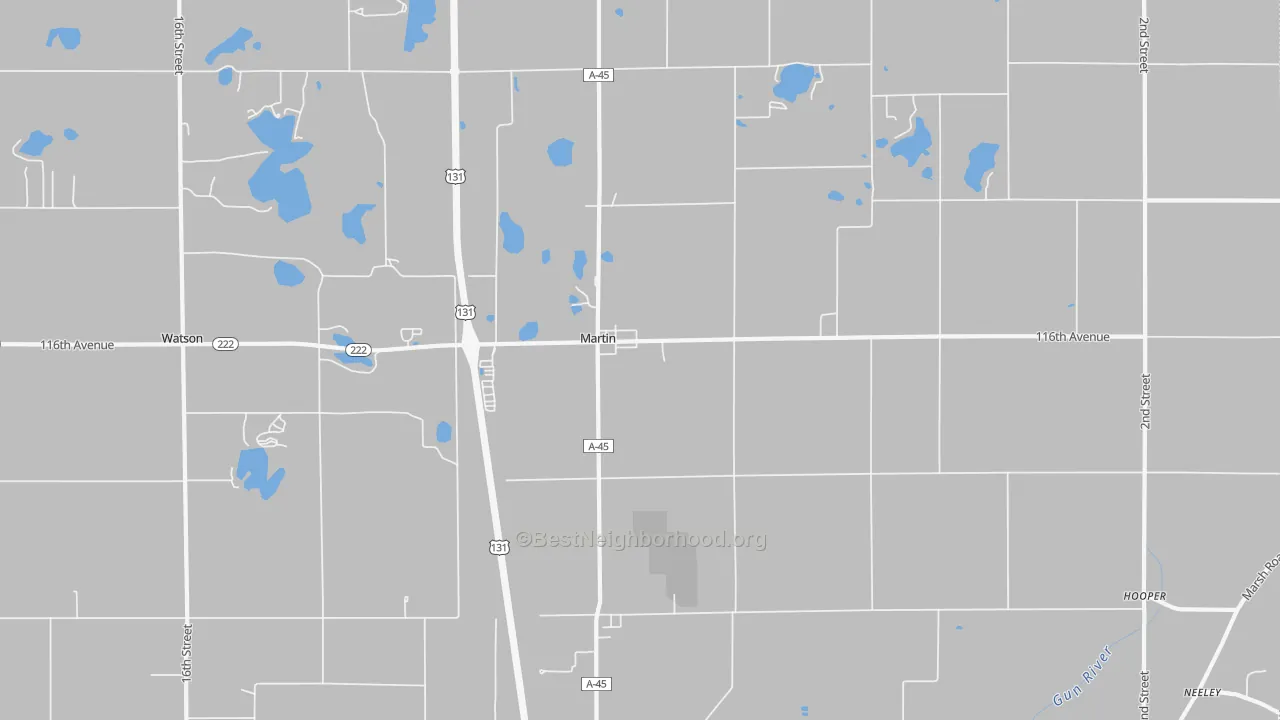 Transit Grade map of 49070, MI