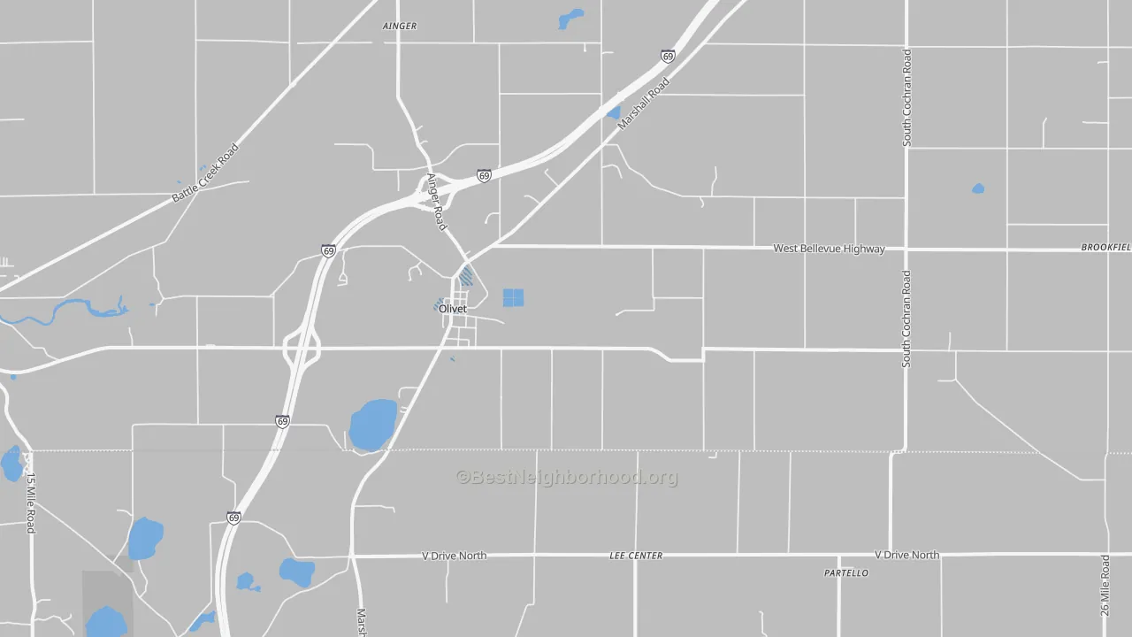 Transit Grade map of 49076, MI