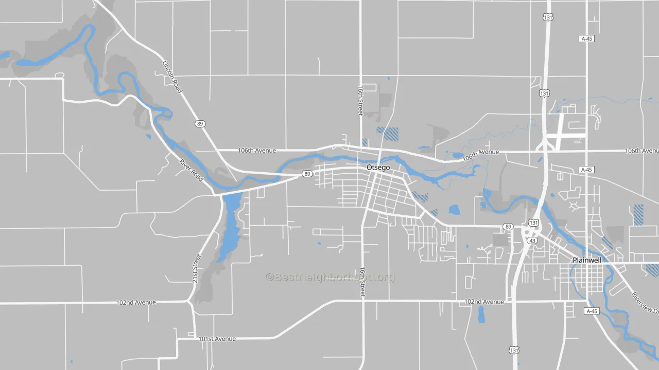 Transit Grade map of 49078, MI