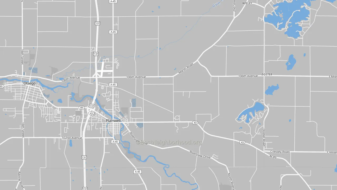 Transit Grade map of 49080, MI