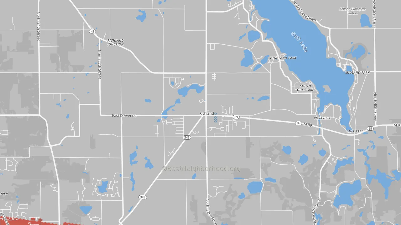 Transit Grade map of 49083, MI