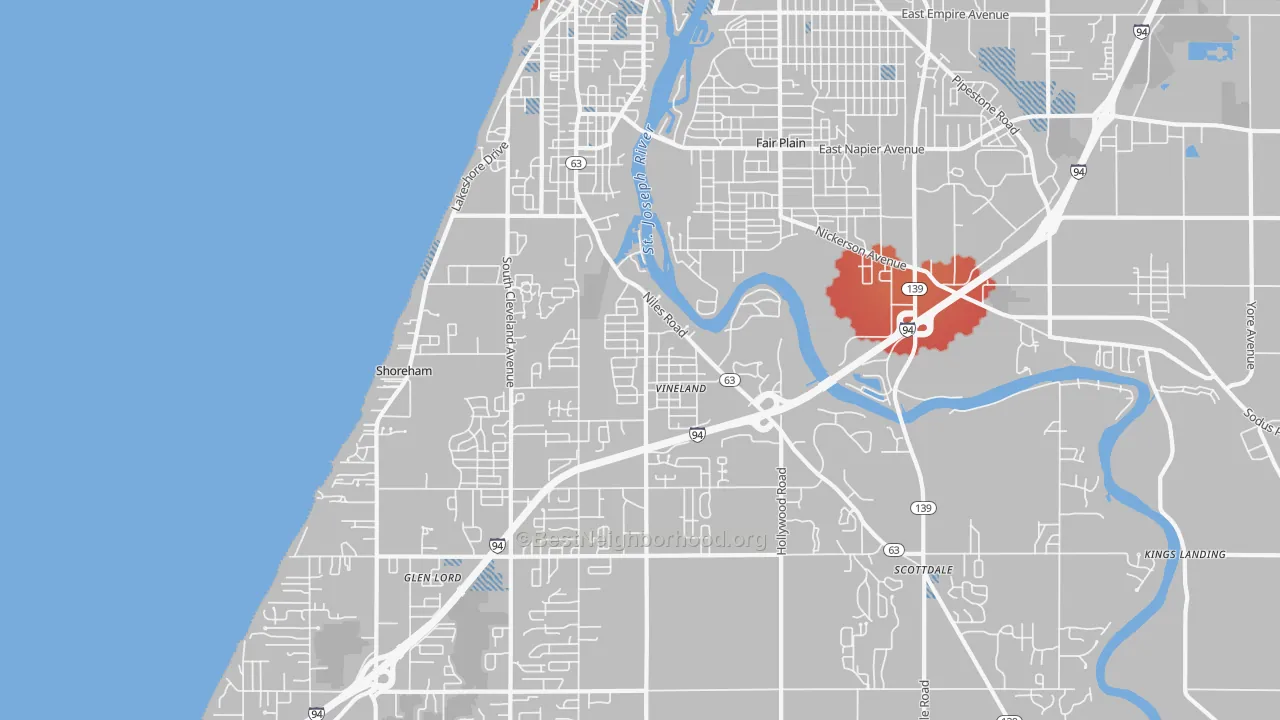 Transit Grade map of 49085, MI