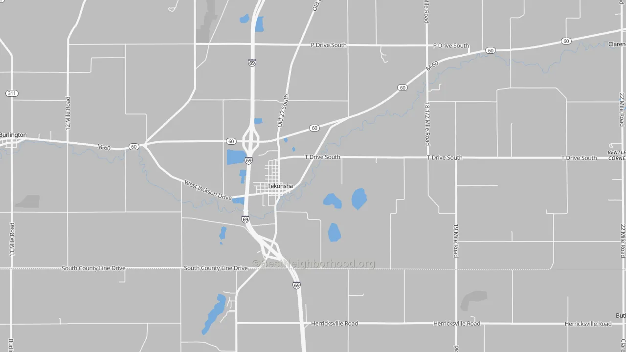 Transit Grade map of 49092, MI