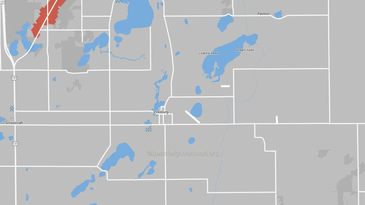 Transit Grade map of 49097, MI