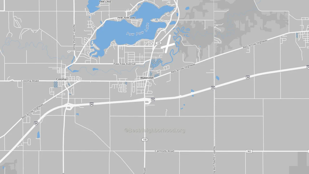 Transit Grade map of 49098, MI