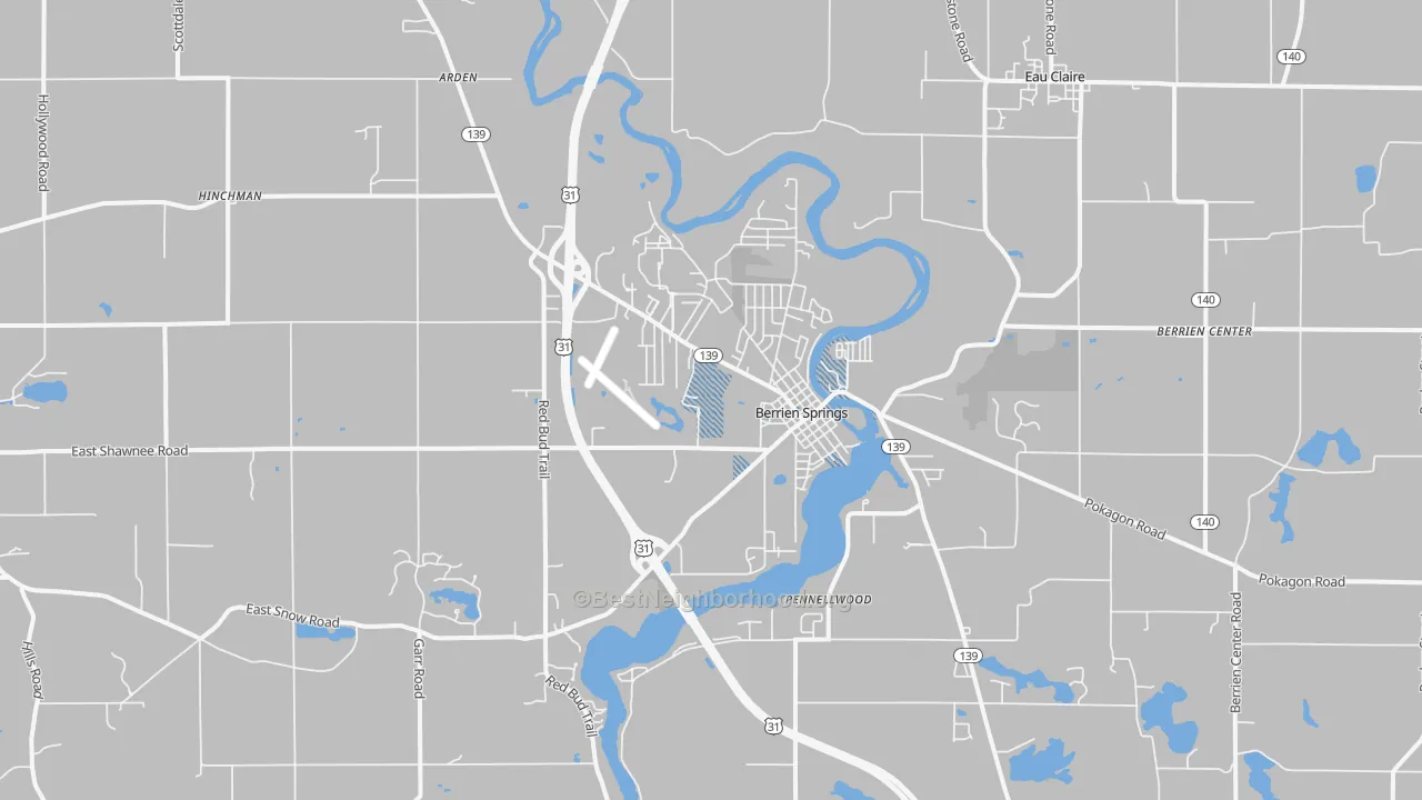Transit Grade map of 49103, MI