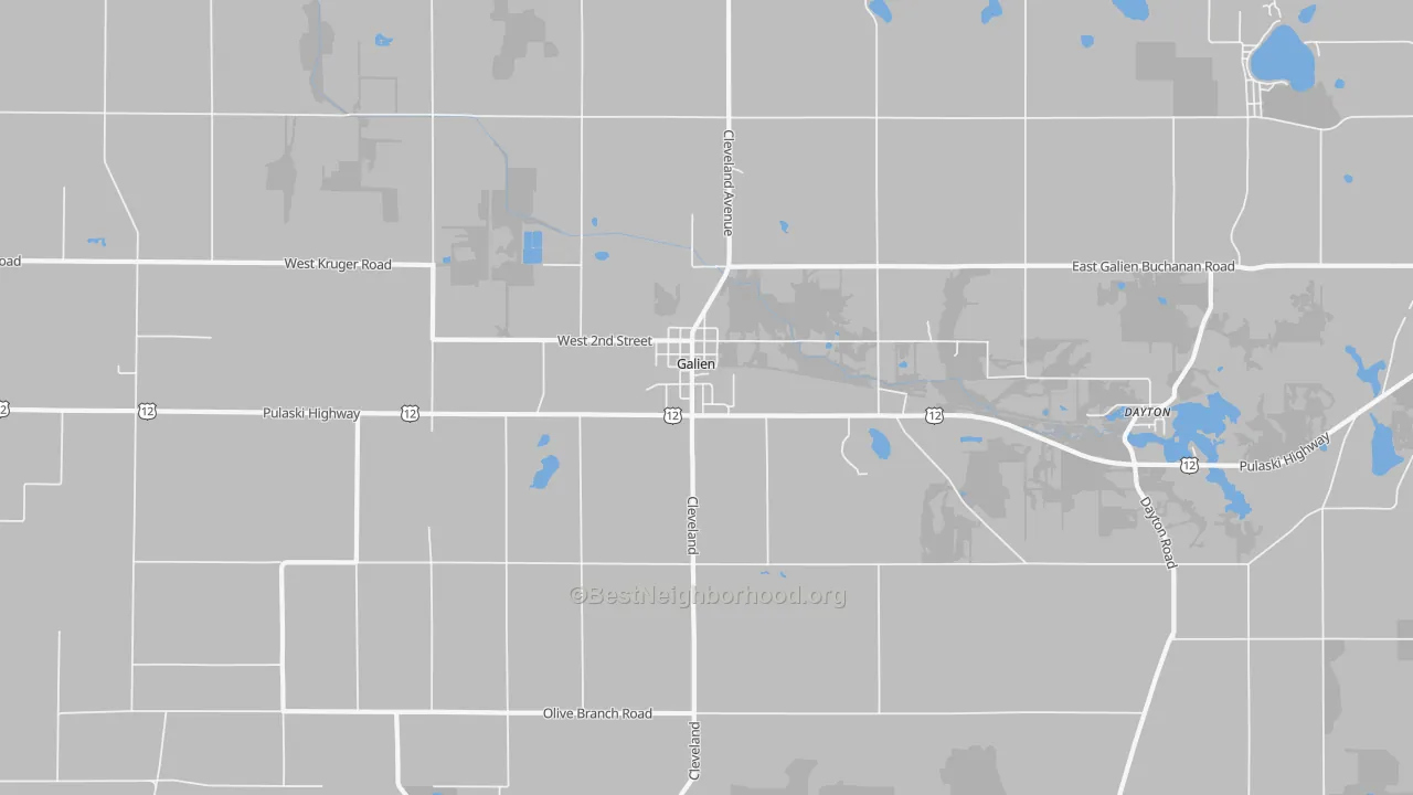 Transit Grade map of 49113, MI