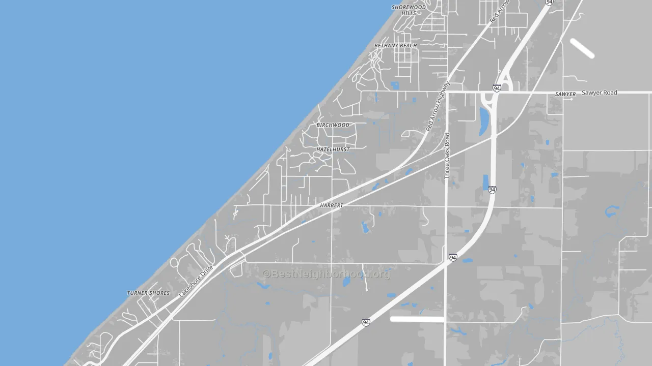 Transit Grade map of 49115, MI
