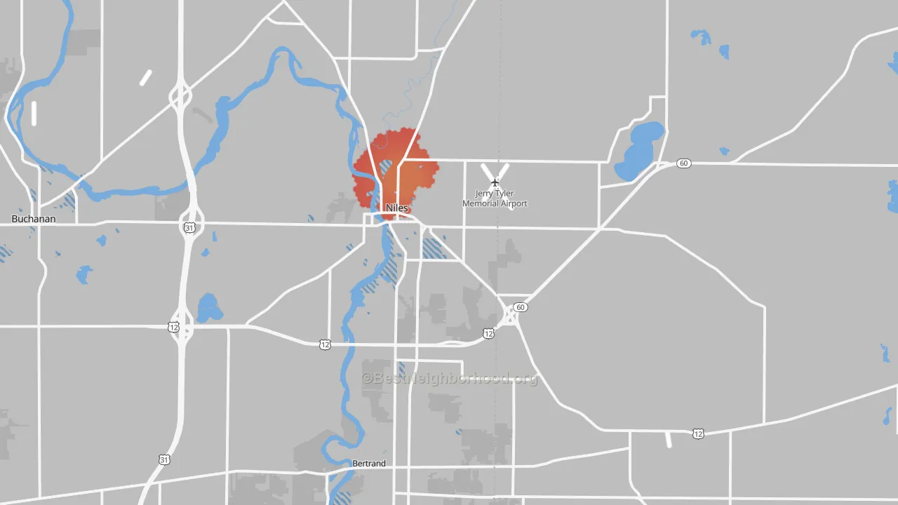 Transit Grade map of 49120, MI