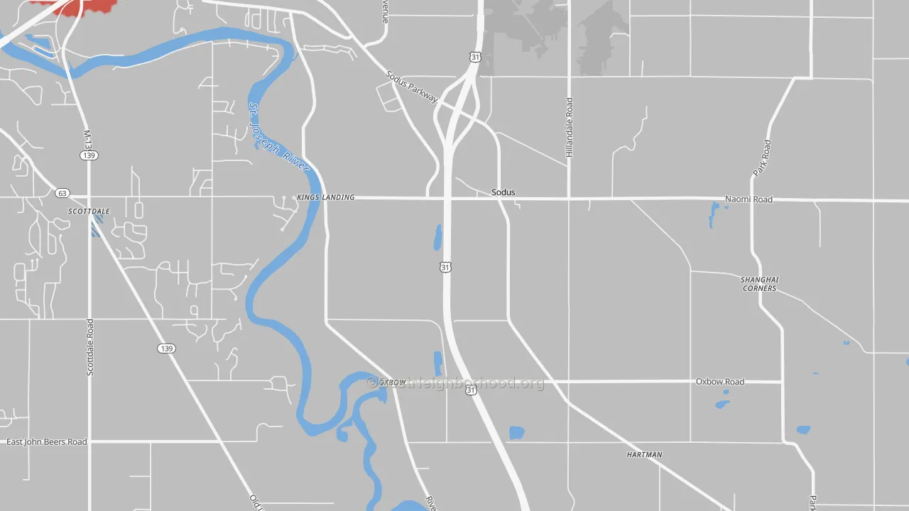 Transit Grade map of 49126, MI