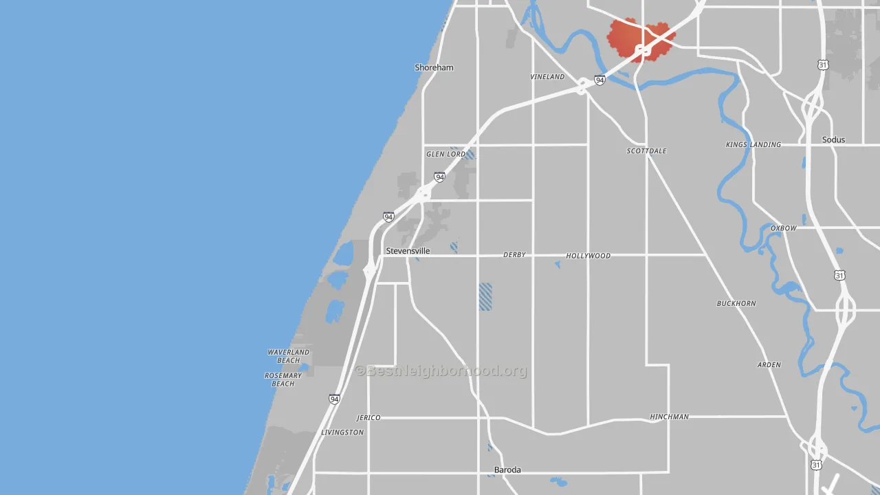 Transit Grade map of 49127, MI