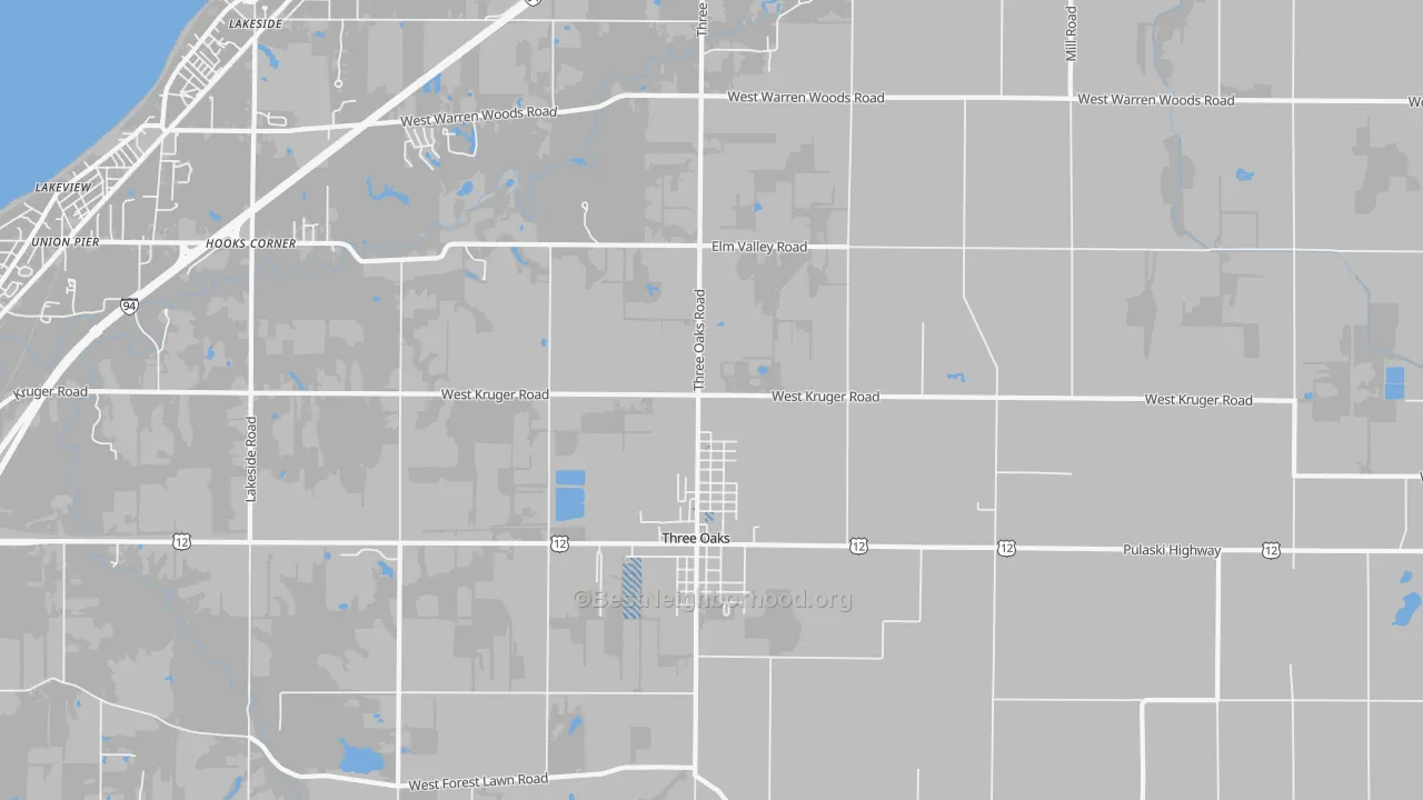 Transit Grade map of 49128, MI