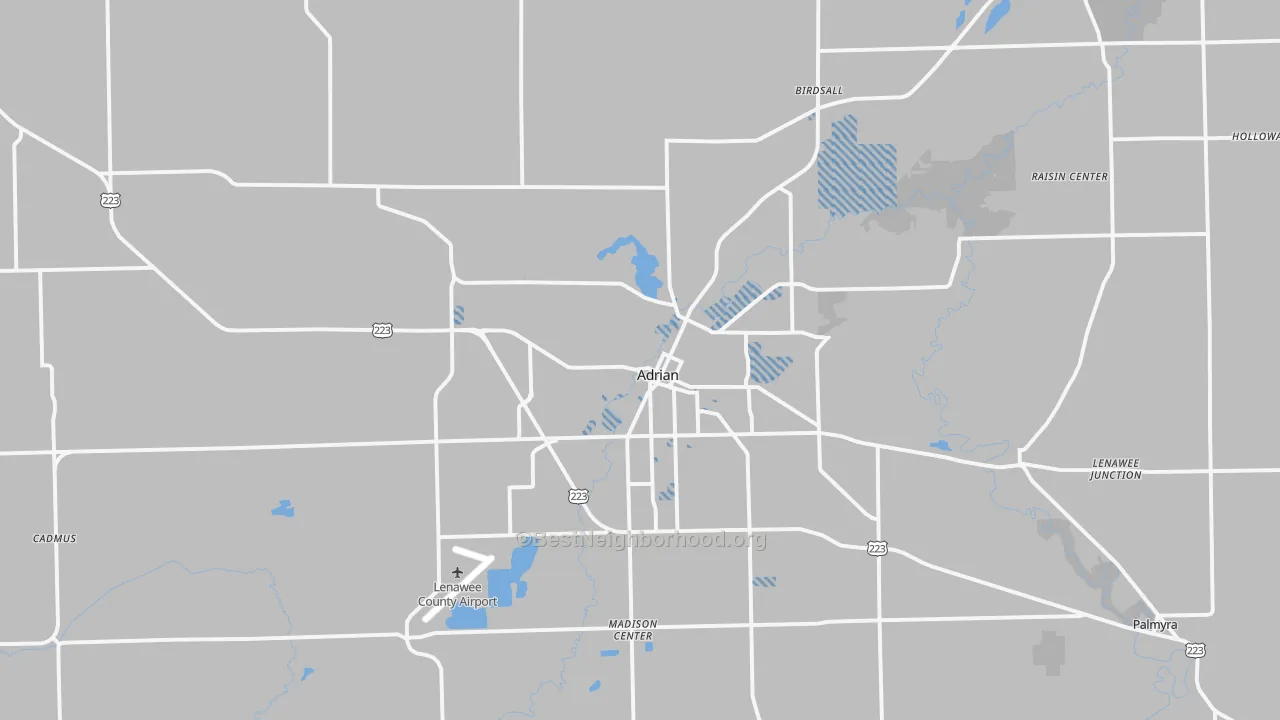 Transit Grade map of 49221, MI