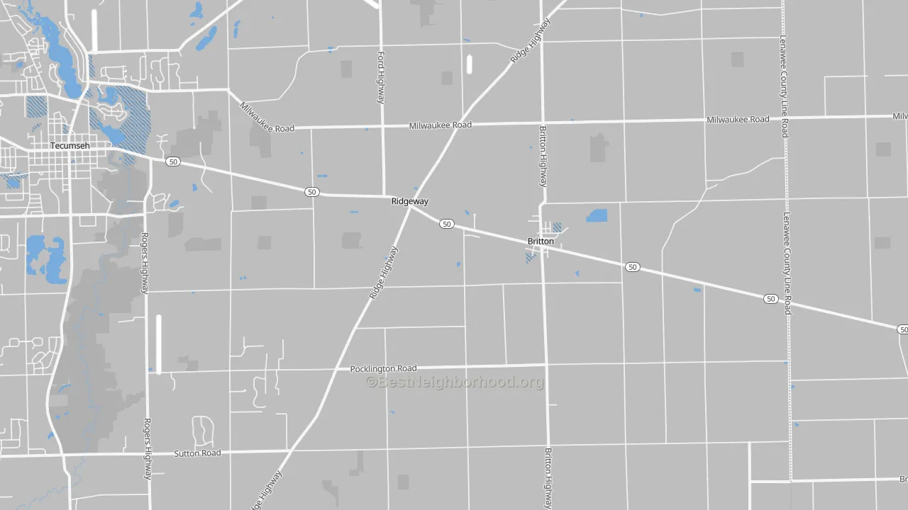 Transit Grade map of 49229, MI