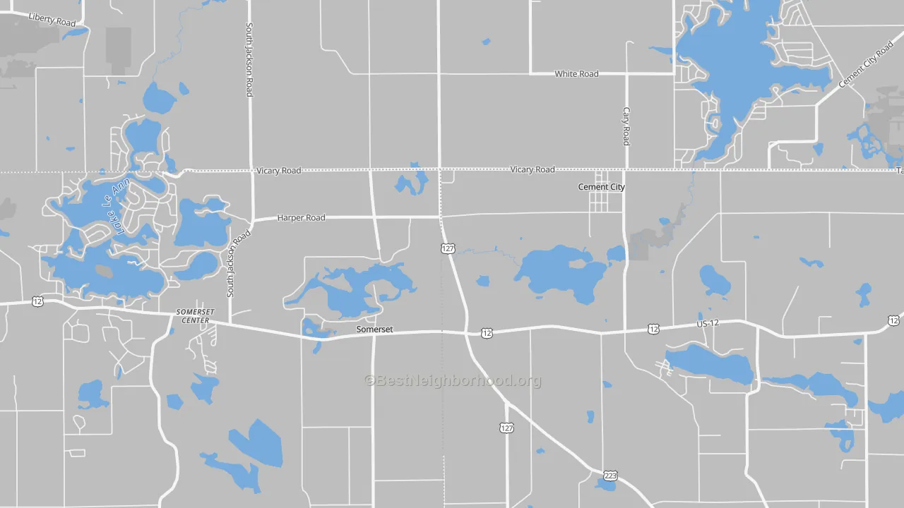 Transit Grade map of 49233, MI