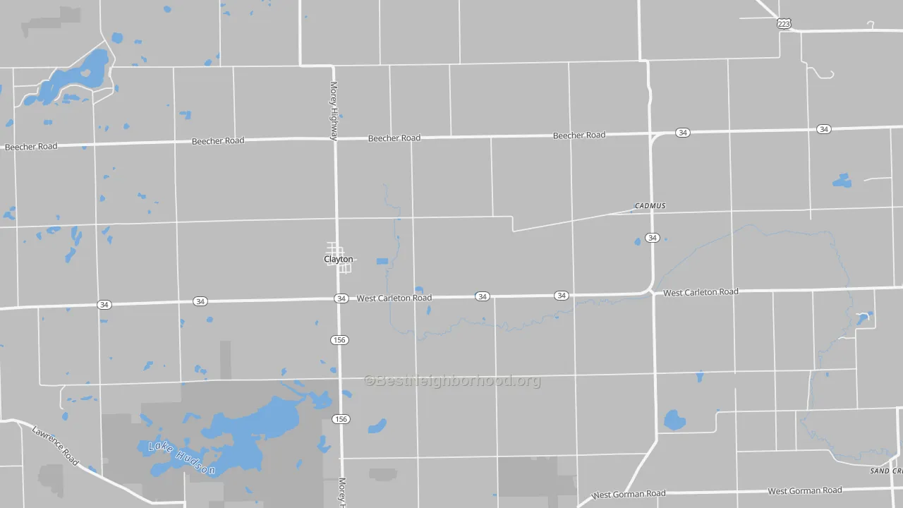 Transit Grade map of 49235, MI