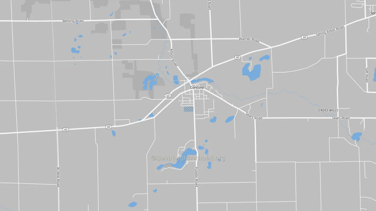 Transit Grade map of 49237, MI