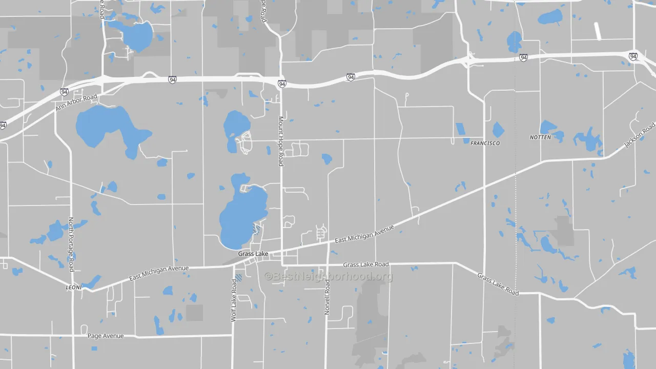 Transit Grade map of 49240, MI