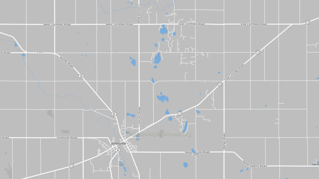 Transit Grade map of 49250, MI