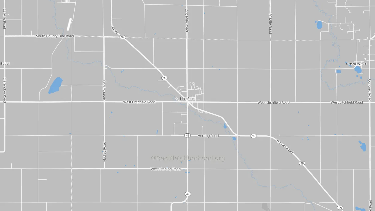 Transit Grade map of 49252, MI