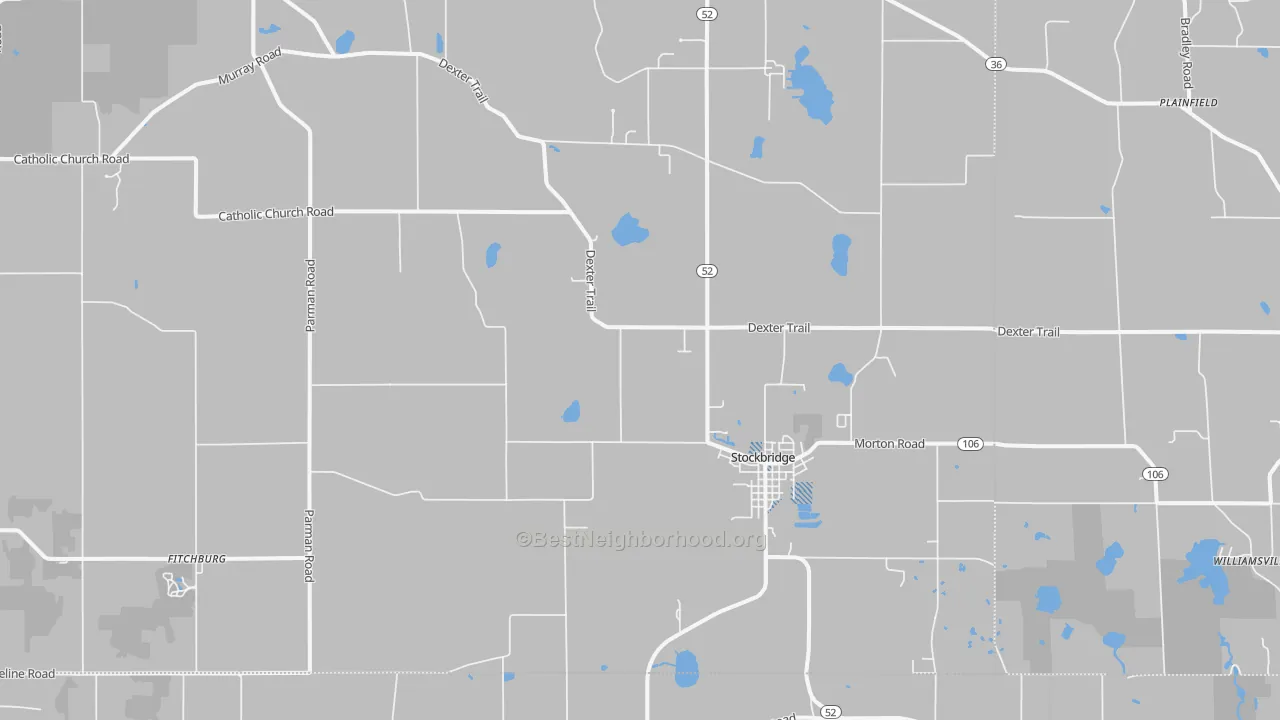 Transit Grade map of 49285, MI