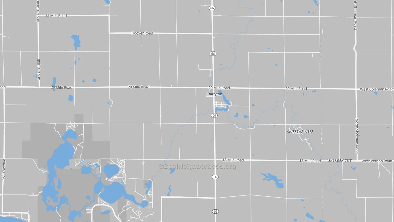Transit Grade map of 49305, MI