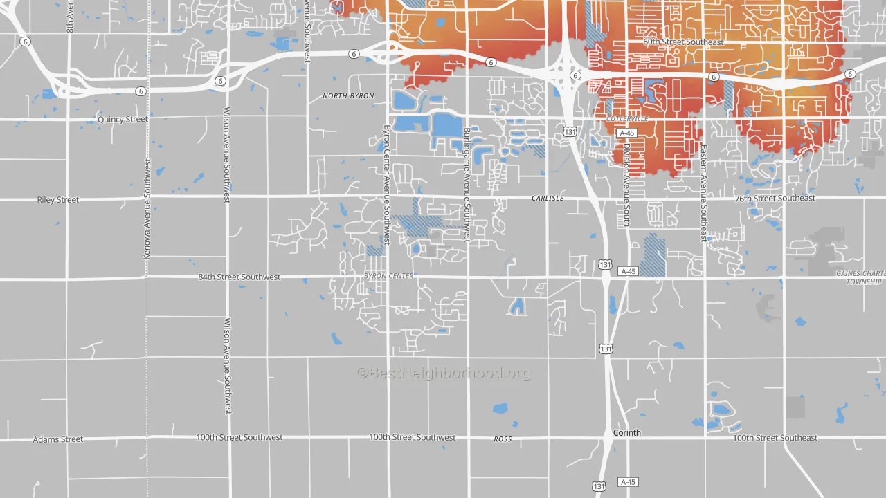 Transit Grade map of 49315, MI