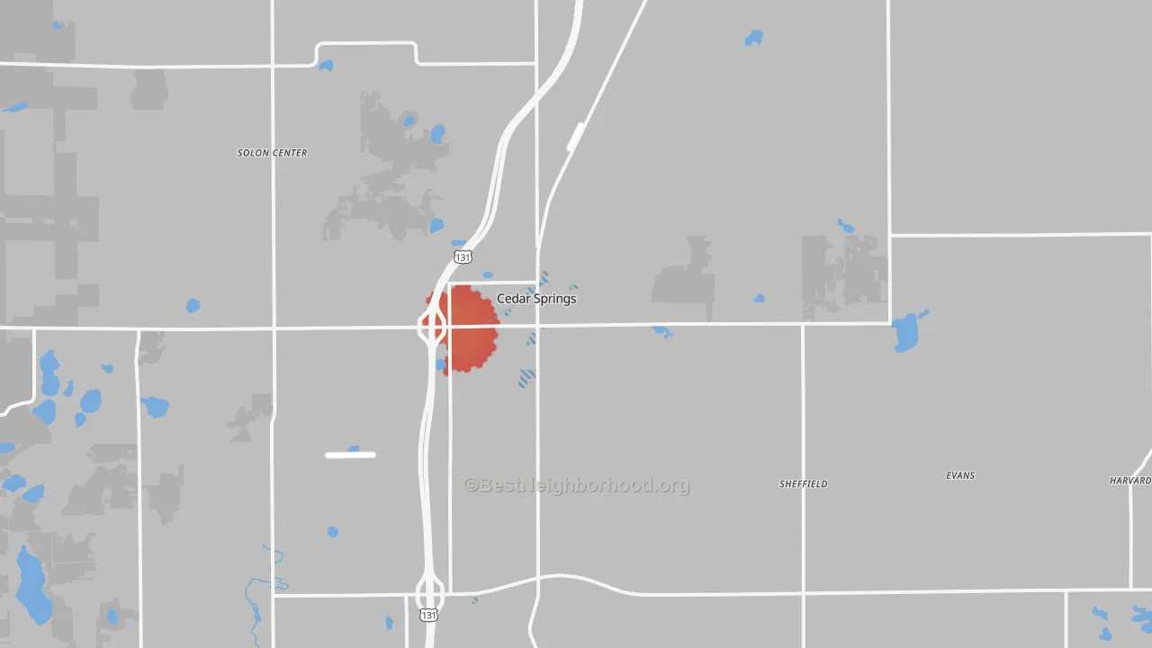 Transit Grade map of 49319, MI