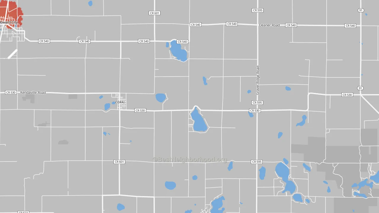 Transit Grade map of 49322, MI
