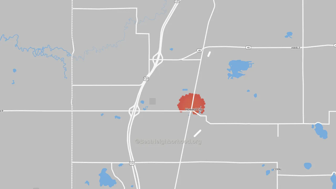 Transit Grade map of 49329, MI