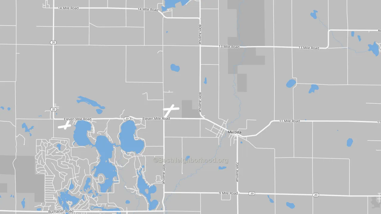 Transit Grade map of 49332, MI