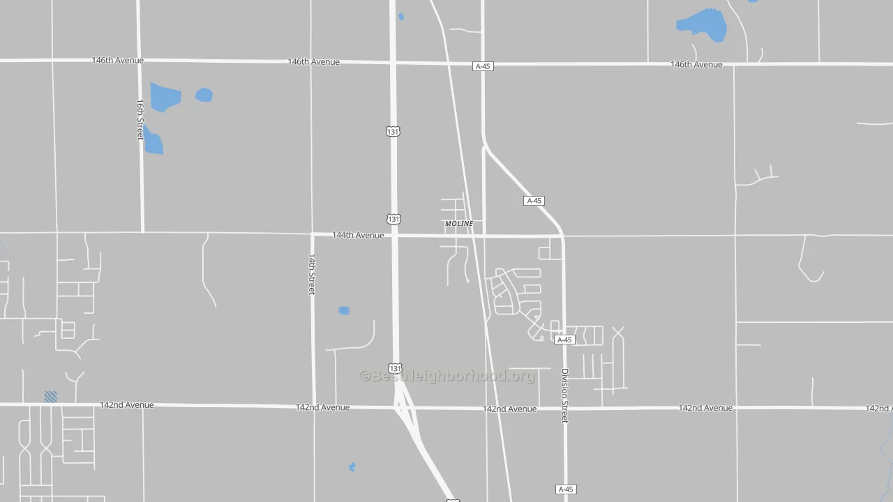 Transit Grade map of 49335, MI