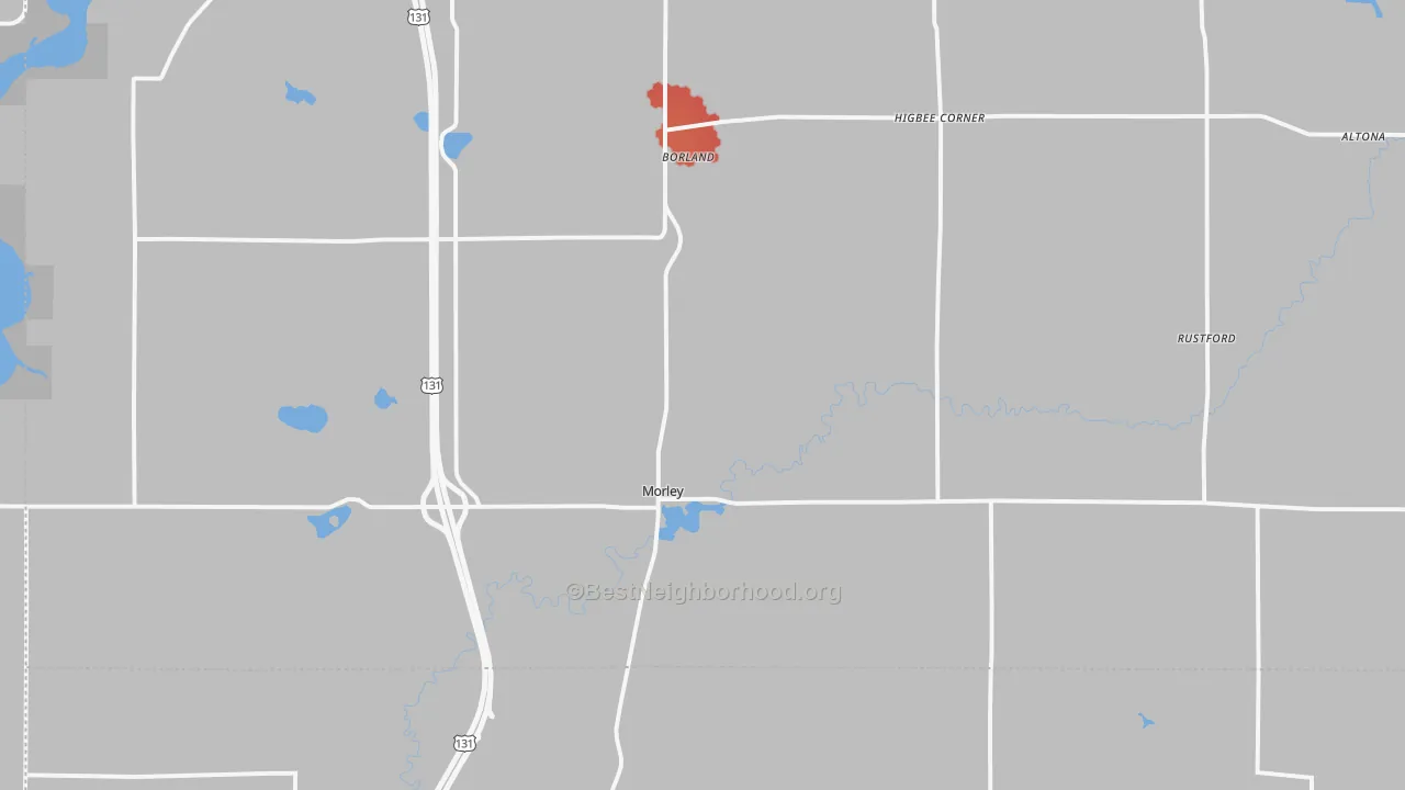 Transit Grade map of 49336, MI