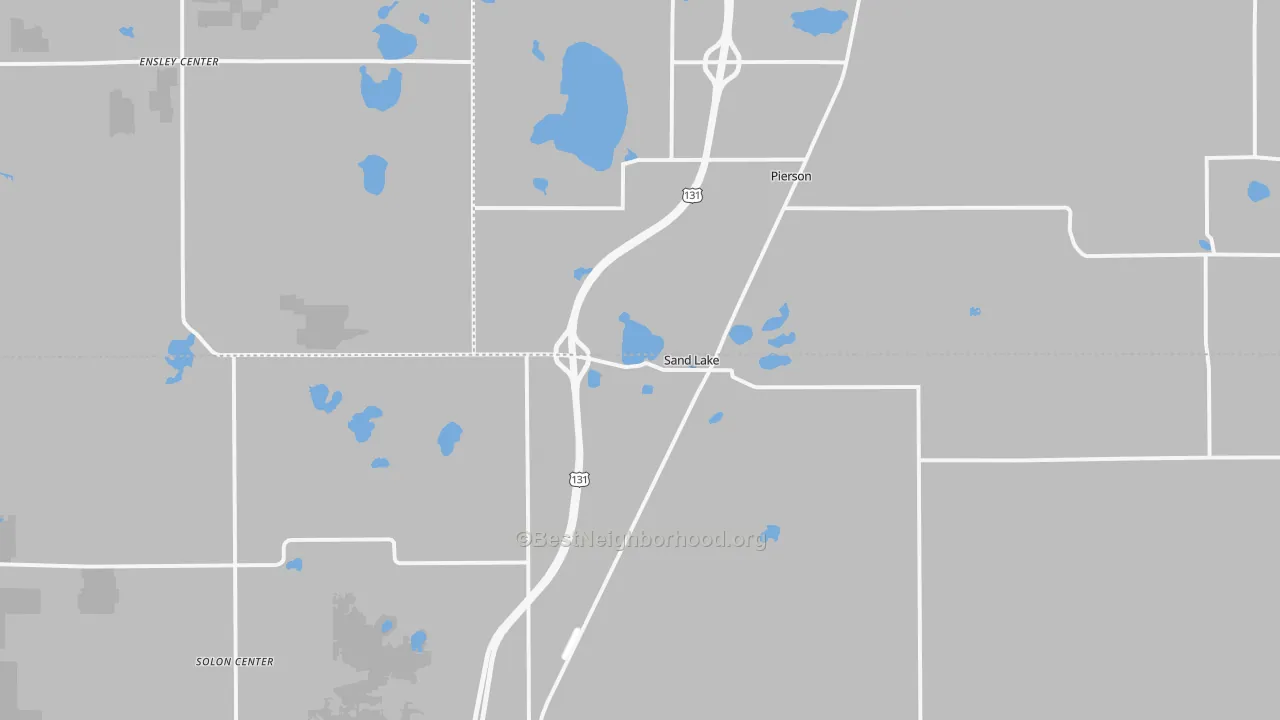 Transit Grade map of 49343, MI