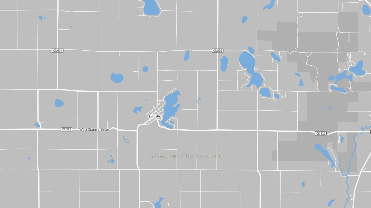 Transit Grade map of 49347, MI
