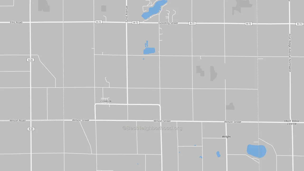 Transit Grade map of 49403, MI