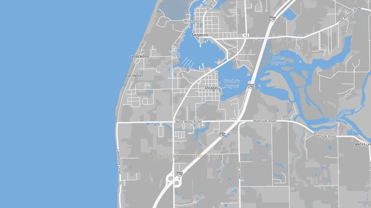 Transit Grade map of 49406, MI