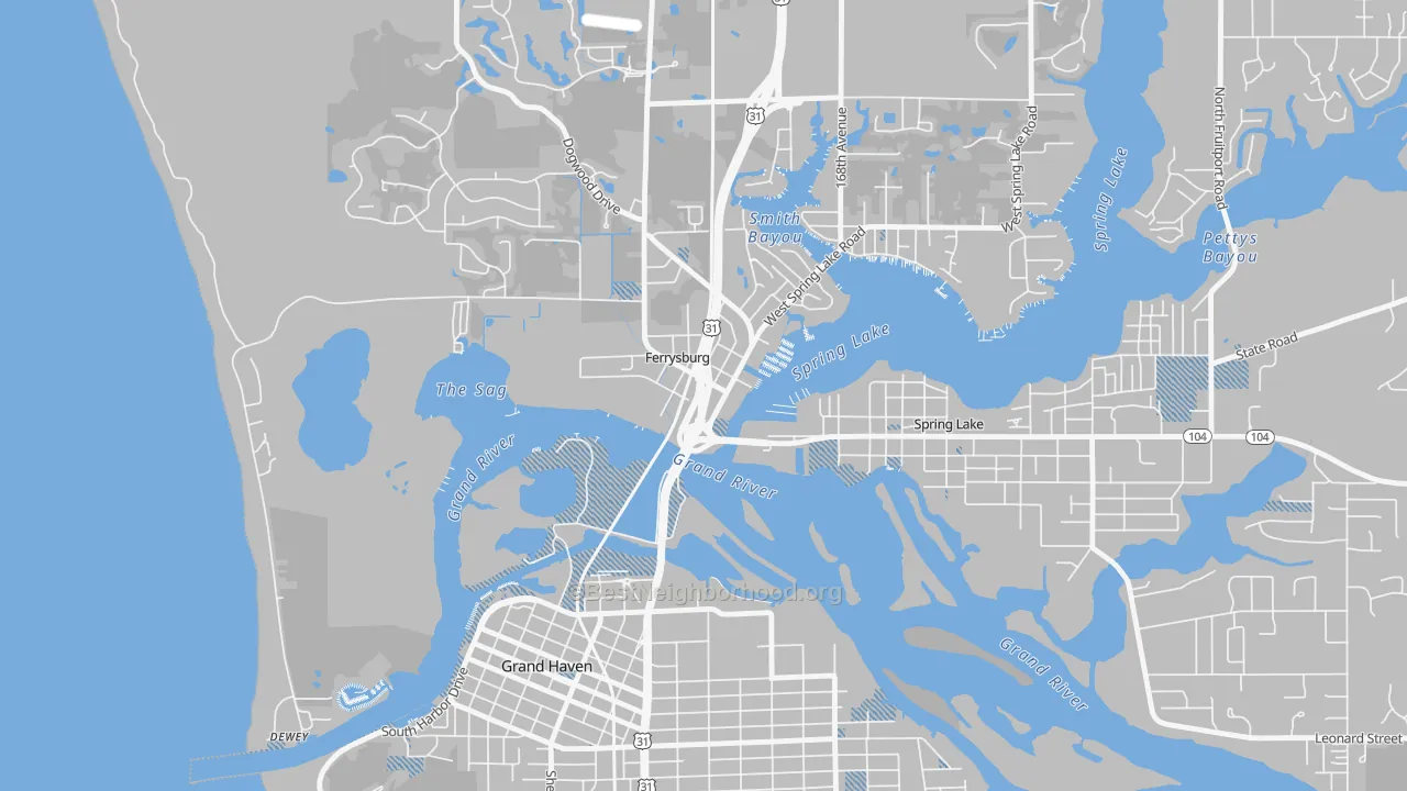 Transit Grade map of 49409, MI