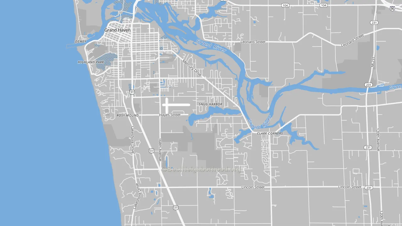 Transit Grade map of 49417, MI