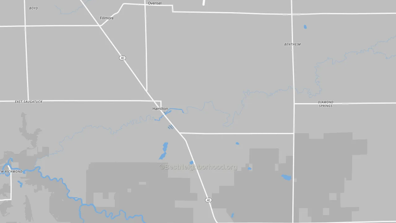 Transit Grade map of 49419, MI