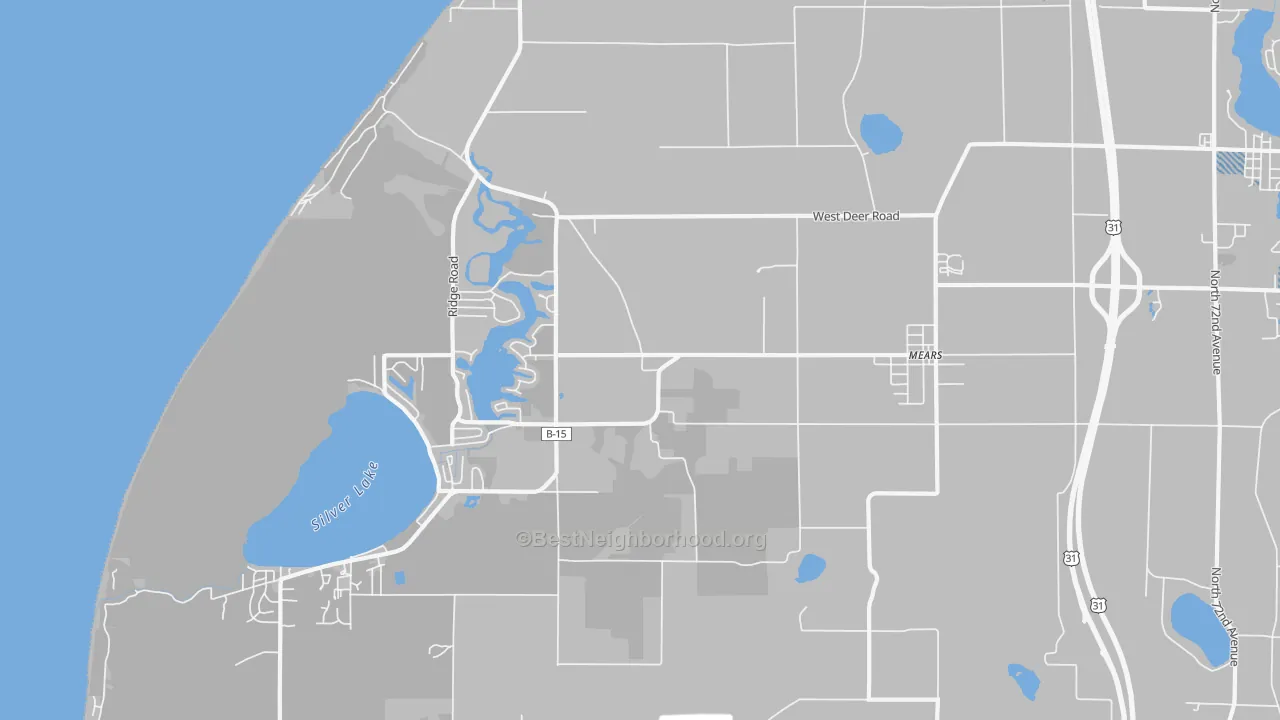 Transit Grade map of 49436, MI