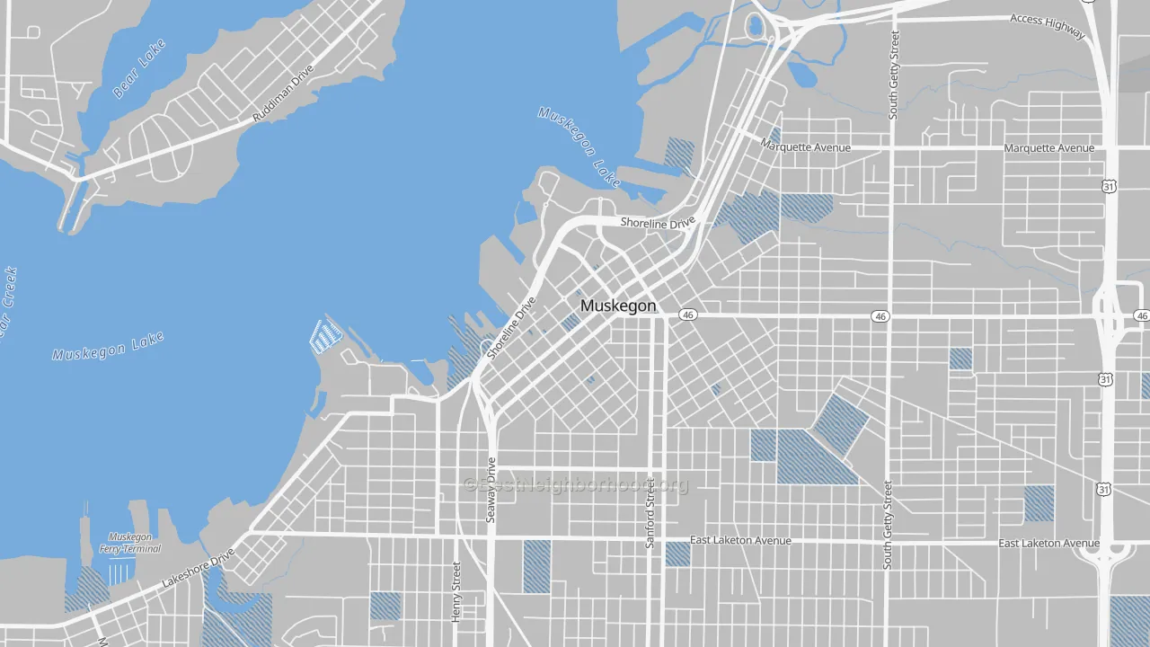 Transit Grade map of 49440, MI