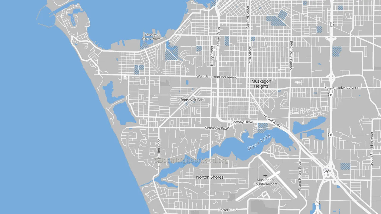 Transit Grade map of 49441, MI