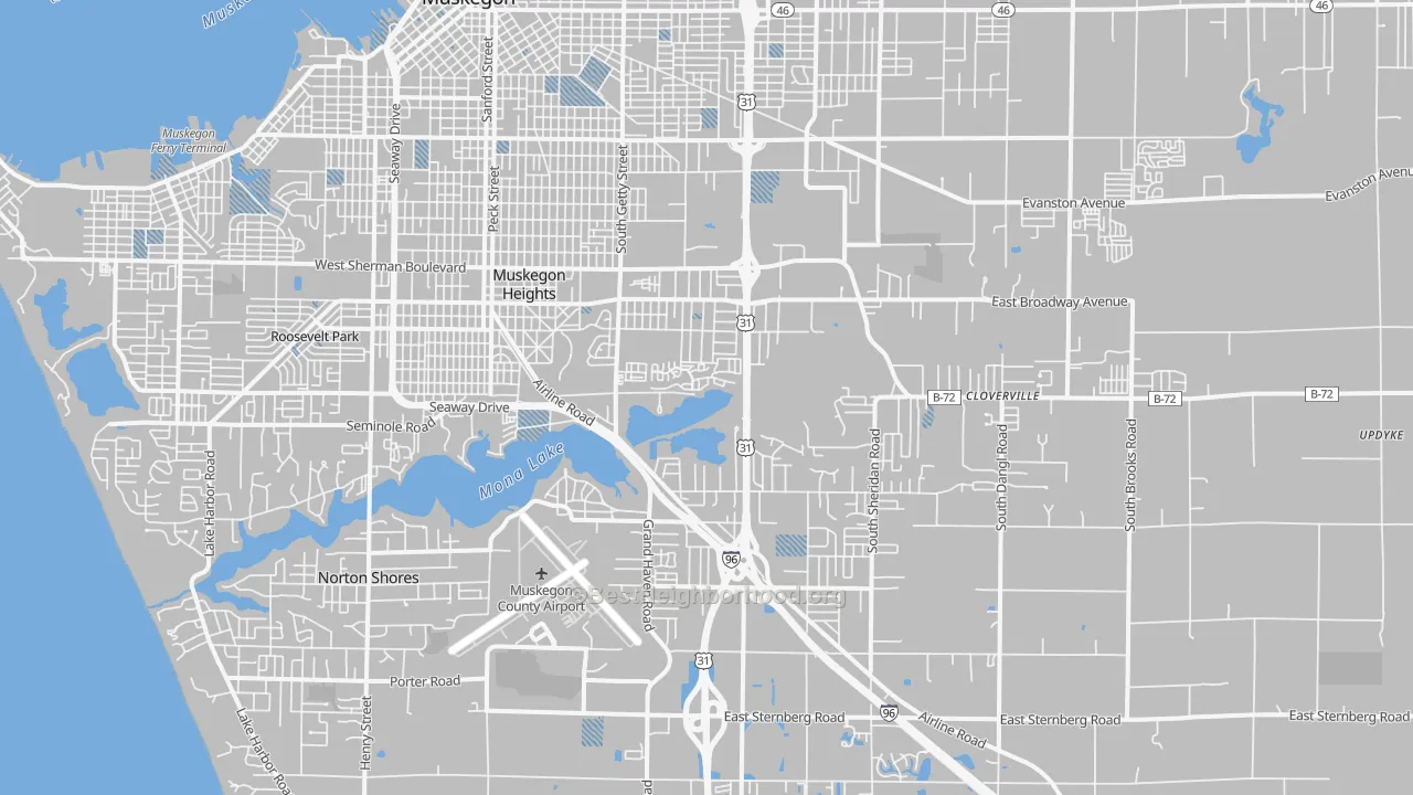 Transit Grade map of 49444, MI
